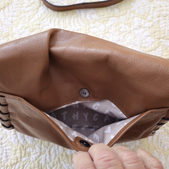 Aimee Kestenberg Zen Convertible Crossbody Leather - Chestnut Brown - Picture 8 of 8